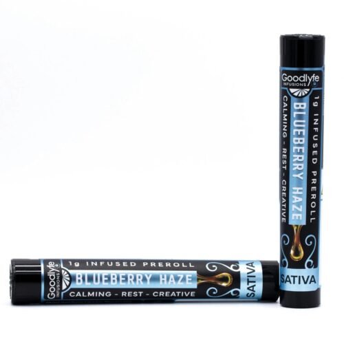 ezgif-7984879c89e397af-e9a643c0-c79e-49a4-925d-1ce703dbba4e Blueberry Haze Infused 1g Preroll - Sativa | Goodlyfe